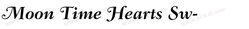 Moon Time Hearts Sw字体转换